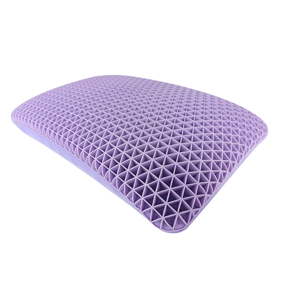 New Product TPE Pillow Composite Pillow TPE Gel with Memory Foam Best for Sleepers Large Soft Super Durable Cool Washable Health