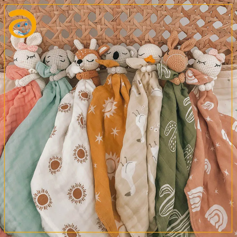 100% Handmade Baby Crochet Amigurumi Mini Forest Animal Stuffed Small Toy Hand Made