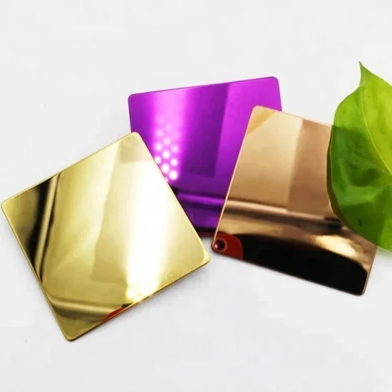 decorative stainless steel sheet prices AISI ASTM NO.1 BA 4 x 8 ft 2mm 3mm 4mm 304l color plate stainless steel mirror sheets