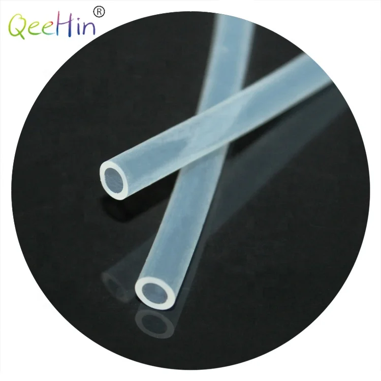 2mm*6mm Transparent 70A Chemically Stable Medical Grade Platinum Hose Silicone Rubber Tube