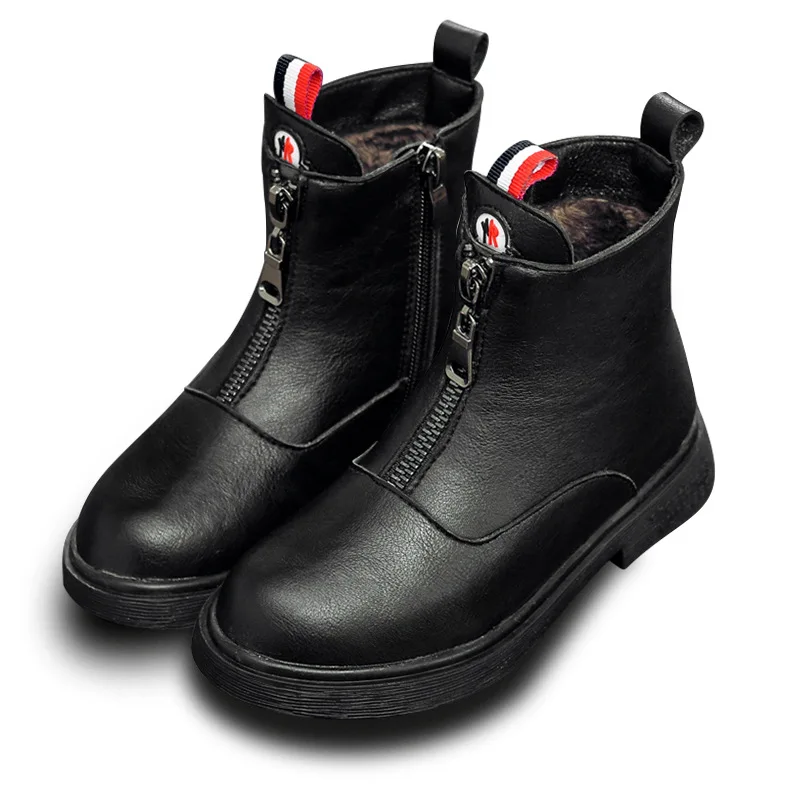 Girl Baby Leather Sport High Quality Children Martin Boots Winter Little Boy Shoes Cowboy Kids Boots