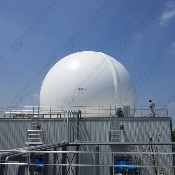 Automatic Control Membrane biogas gasholder balloon for biogas plant