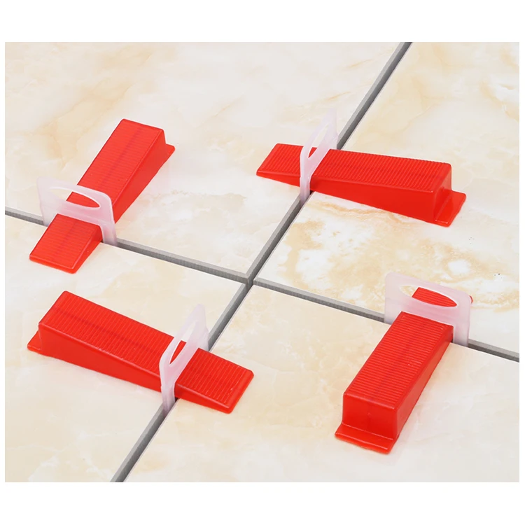 1mm 1.5mm 2mm 2.5mm 3mm Plastic Tile Leveling System Clips with Tile Wedge