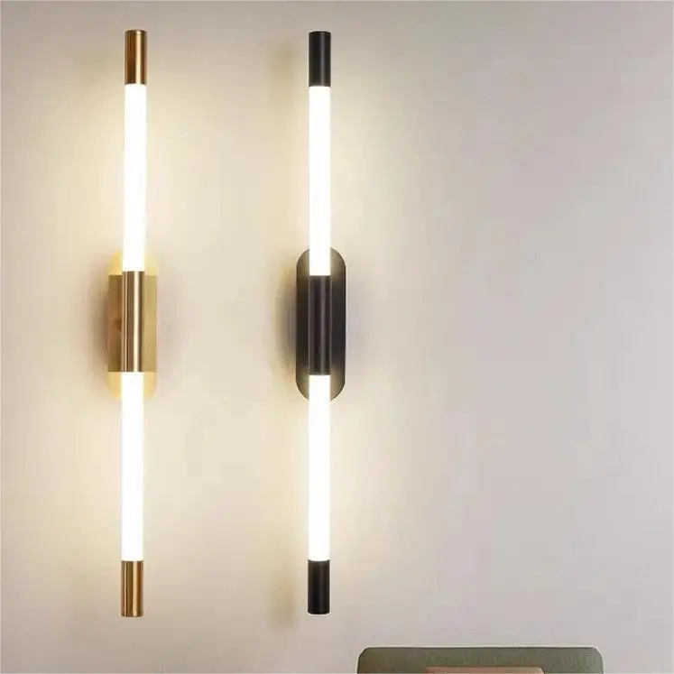 Minimalist long hotel bedroom bedside LED wall lamp modern minimalist living room background wall LED wall light