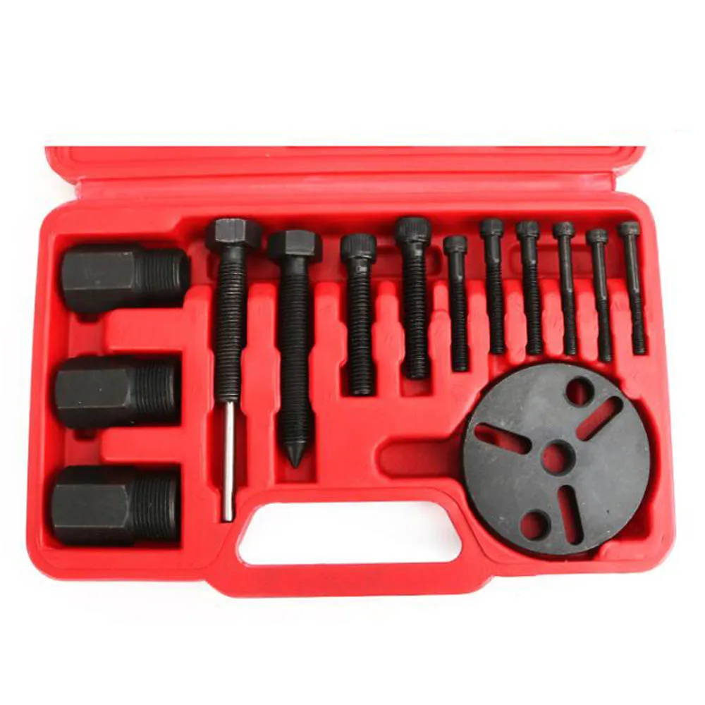 14pcs Car Air Conditioning Compressor Clutch Tool Kits AC Puller Remover Tool AC Compressor Clutch Remover Installer Puller Tool