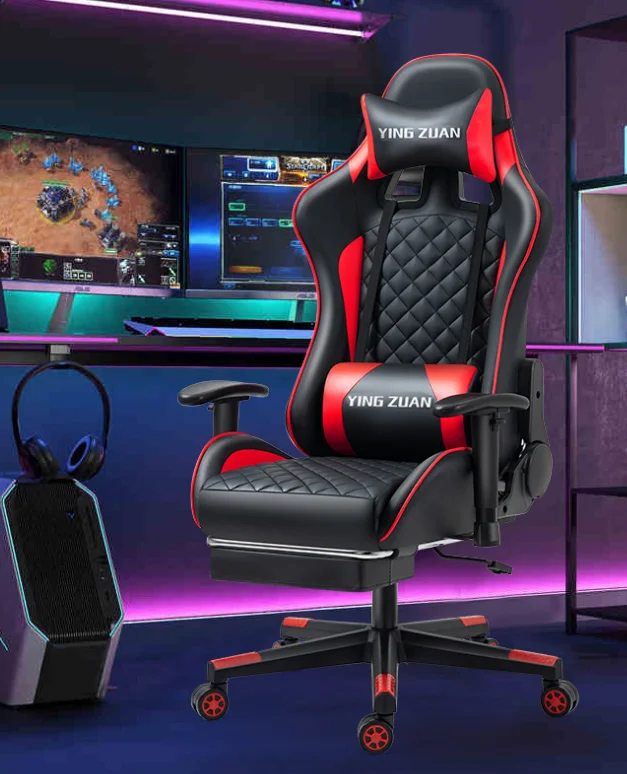 E-sports computer comfortable sedentary office reclining ergonomic gaming chair adjustable and rotating seat