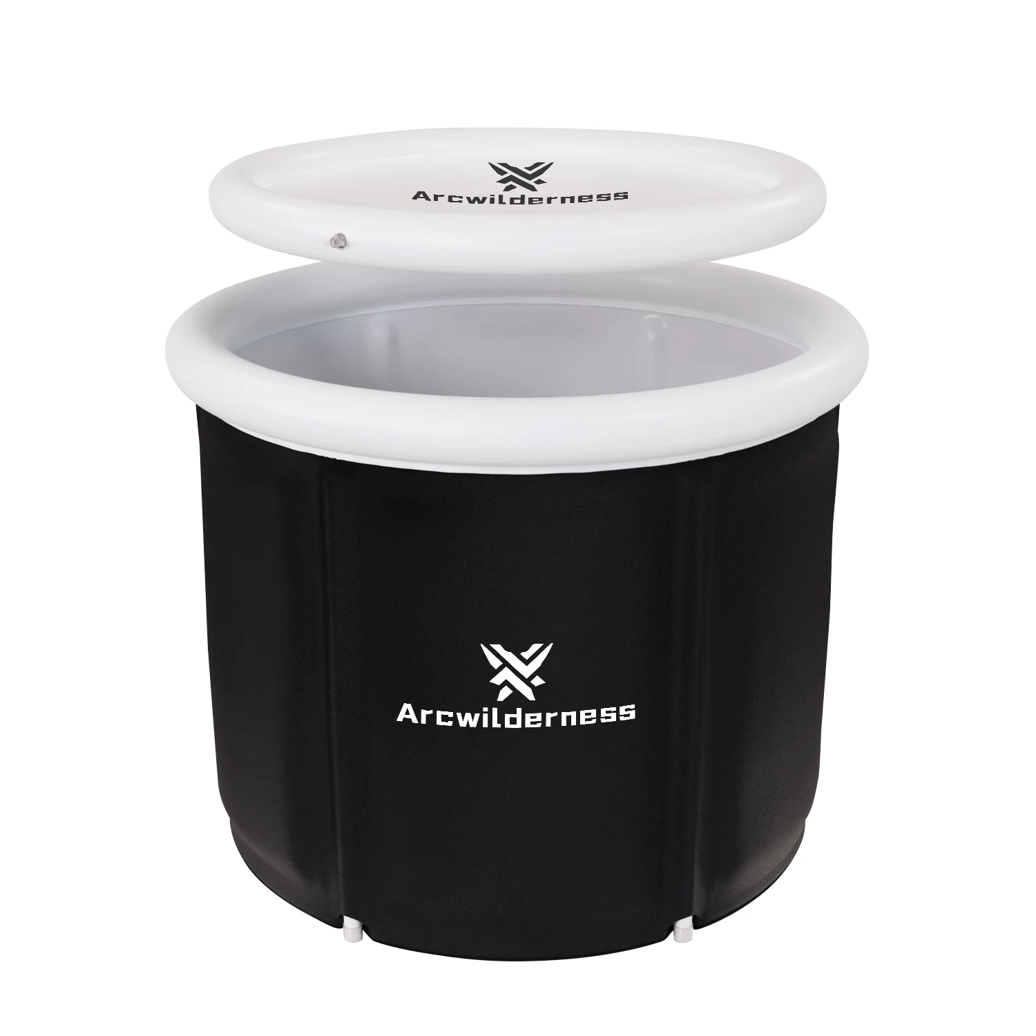 80*80cm Custom Logo Brand Portable Recovery Cold Plunge Therapy Fitness Large Inflatable foldable PVC Soaking bathing water ice