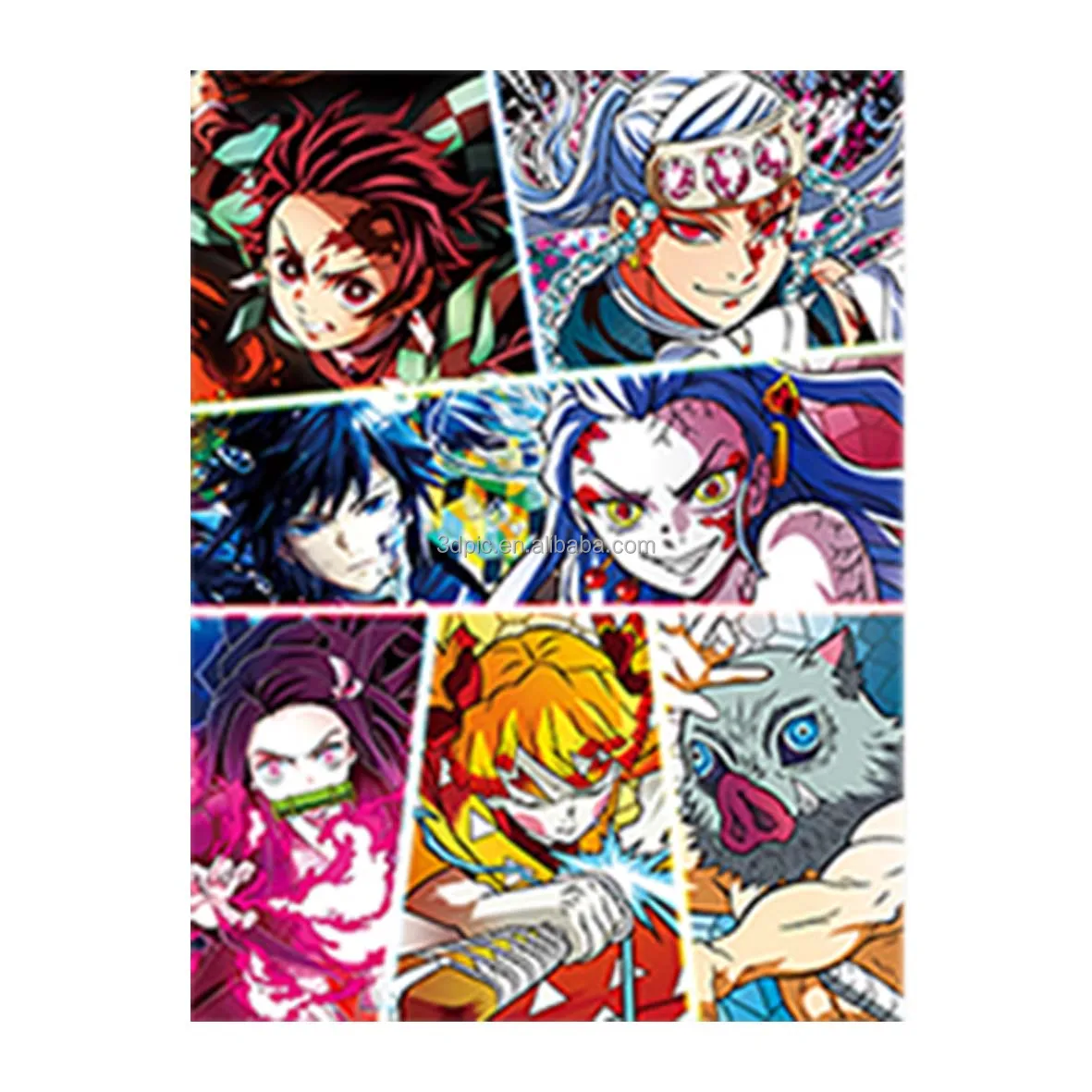 framed 3d poster lenticular printing anime poster lenticular 3d poster with frame for wall decoration