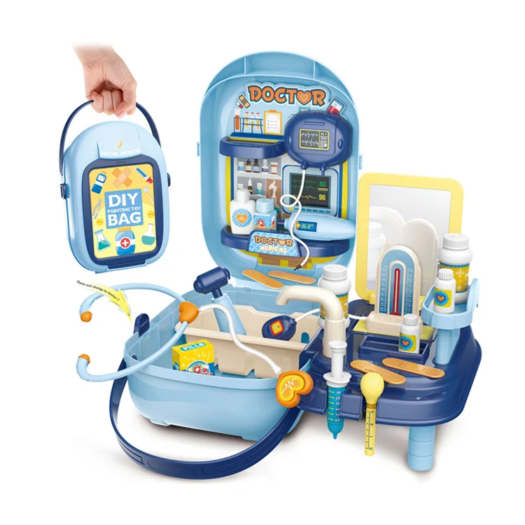 Ролевая игра детский докторский набор игрушечный игровой чемодан