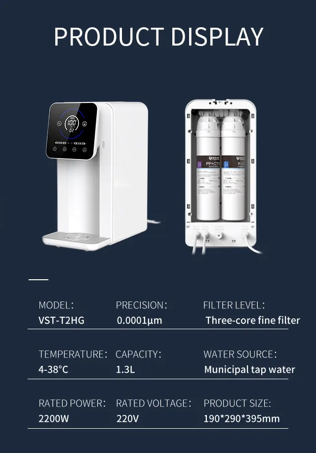 4 Stage Filter Household Water Filters for Home Drinking 75 Gallons Hydrogen Generator