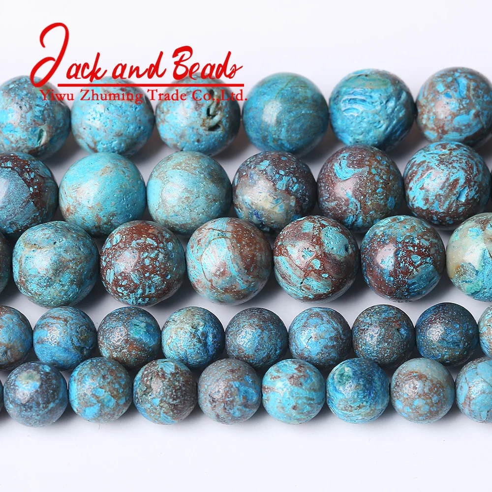 
Wholesale Natural blue crazy agates Stone Beads For Jewelry Making Ceramic 4-12mm 