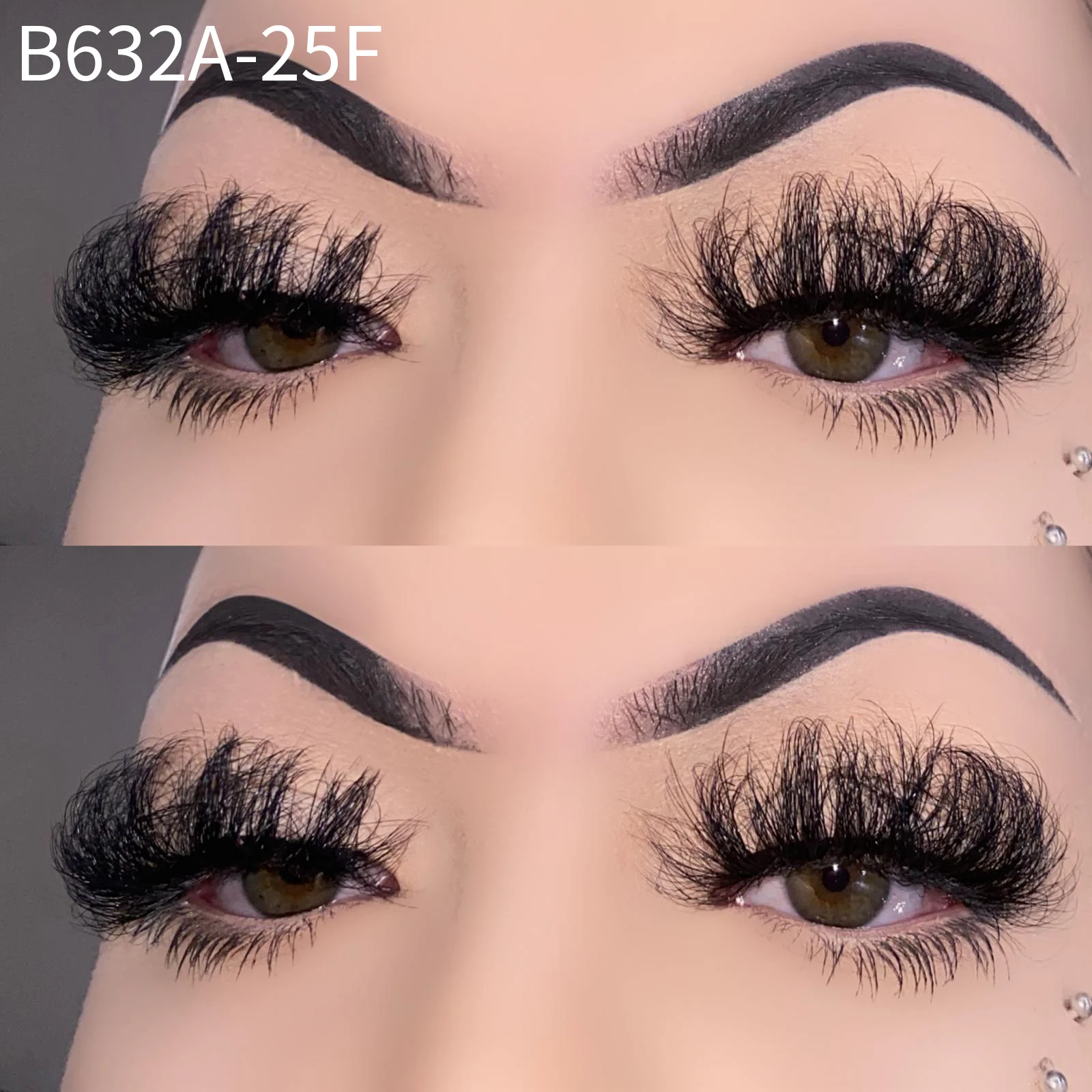 Natural eyelashes human hair natural long false eyelashes vendor natural real fur 25mm 3d mink eyelashes lashes wholesale