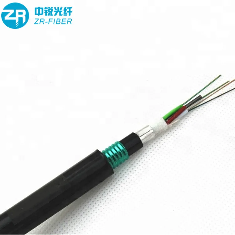 Подводная лодка Подводные GYTA53 G652d алюминий клейкие ленты Водонепроницаемый 48 core multimode волокно оптический кабель