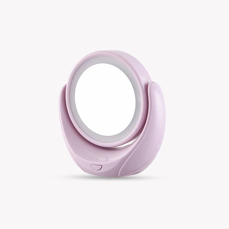 1x/3x/5x/7x Magnification Makeup Mirrors Led Round Table Desk Beauty Vanity Make Up Mirror Led Makeup Mirror With Light