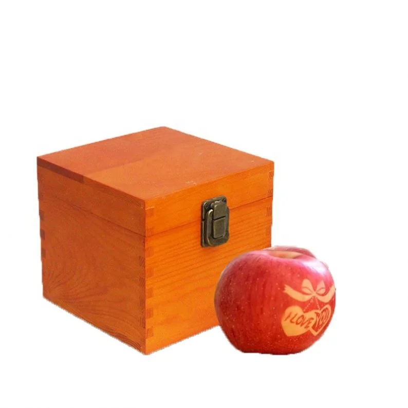 Decorative and custom cheap pine wooden packaging boxes with lid