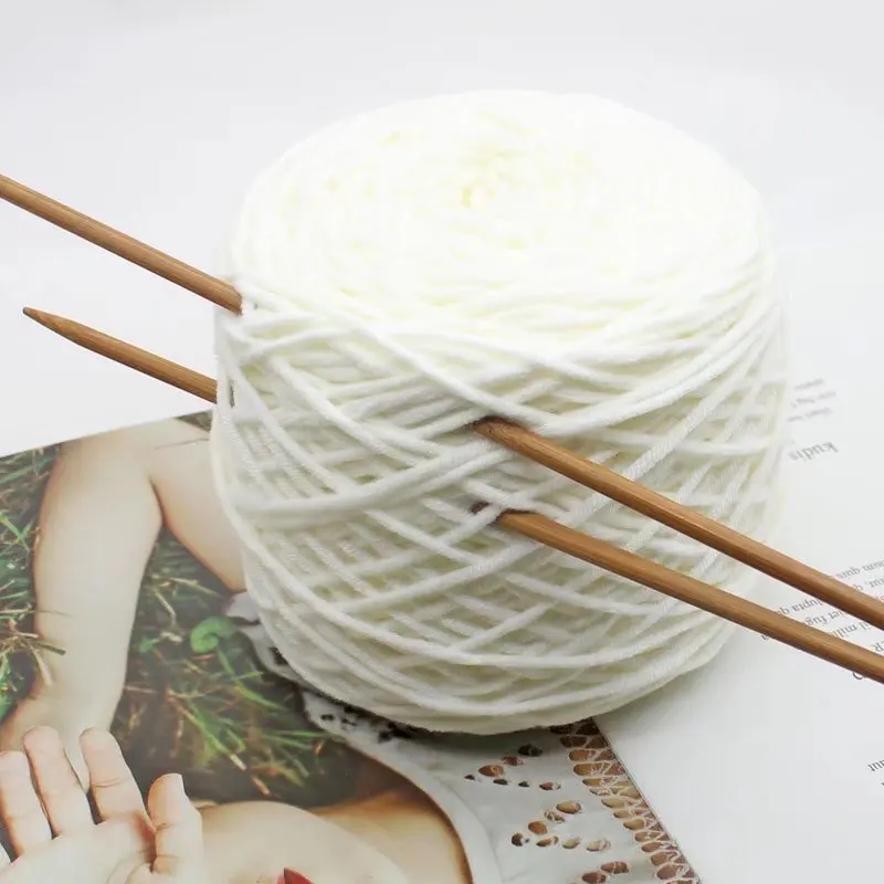 Newest arrival crochet thread for bag acrylic yarn hand knitting 190g colorful yarn