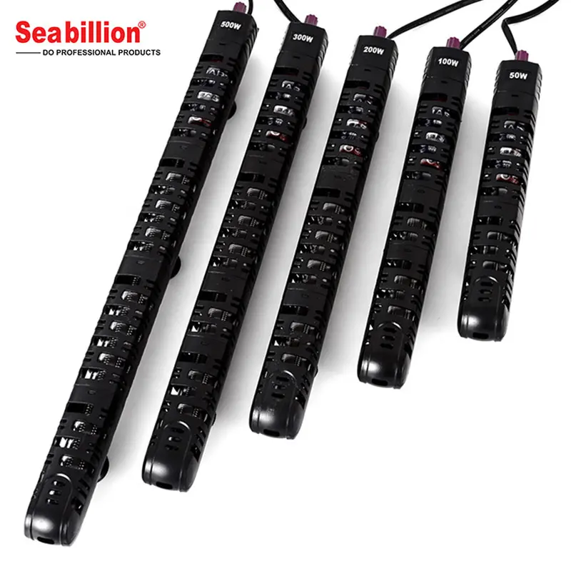 Seabillion quartz aquarium heater 50W 100W 200W 300W 500W 110-240V 50-60Hz for fish tank heating water