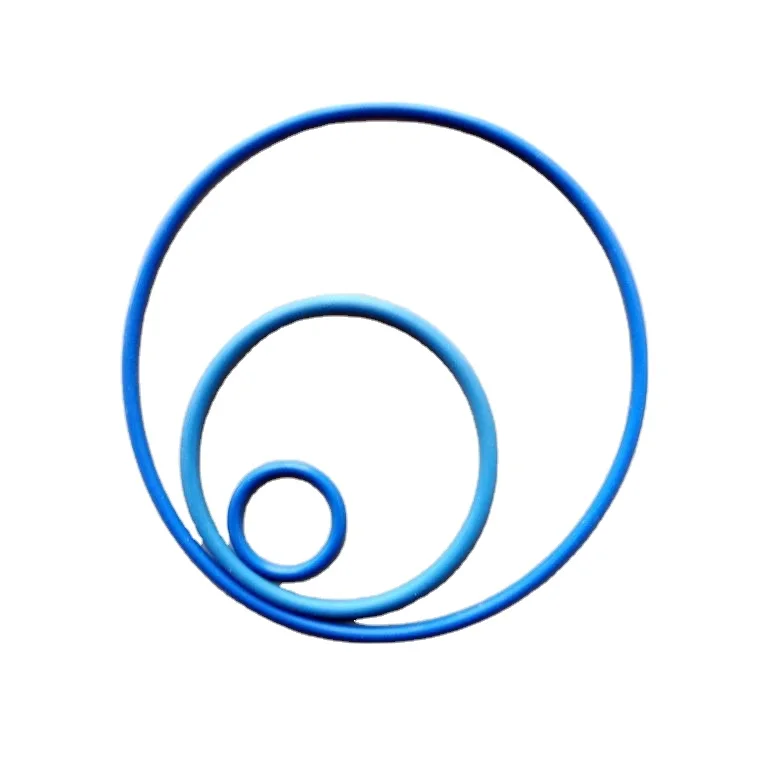 Factory Low Price Custom Shapes Guaranteed O Ring Seals Good Quality FVMQ 70A ORing With Blue And Red Color