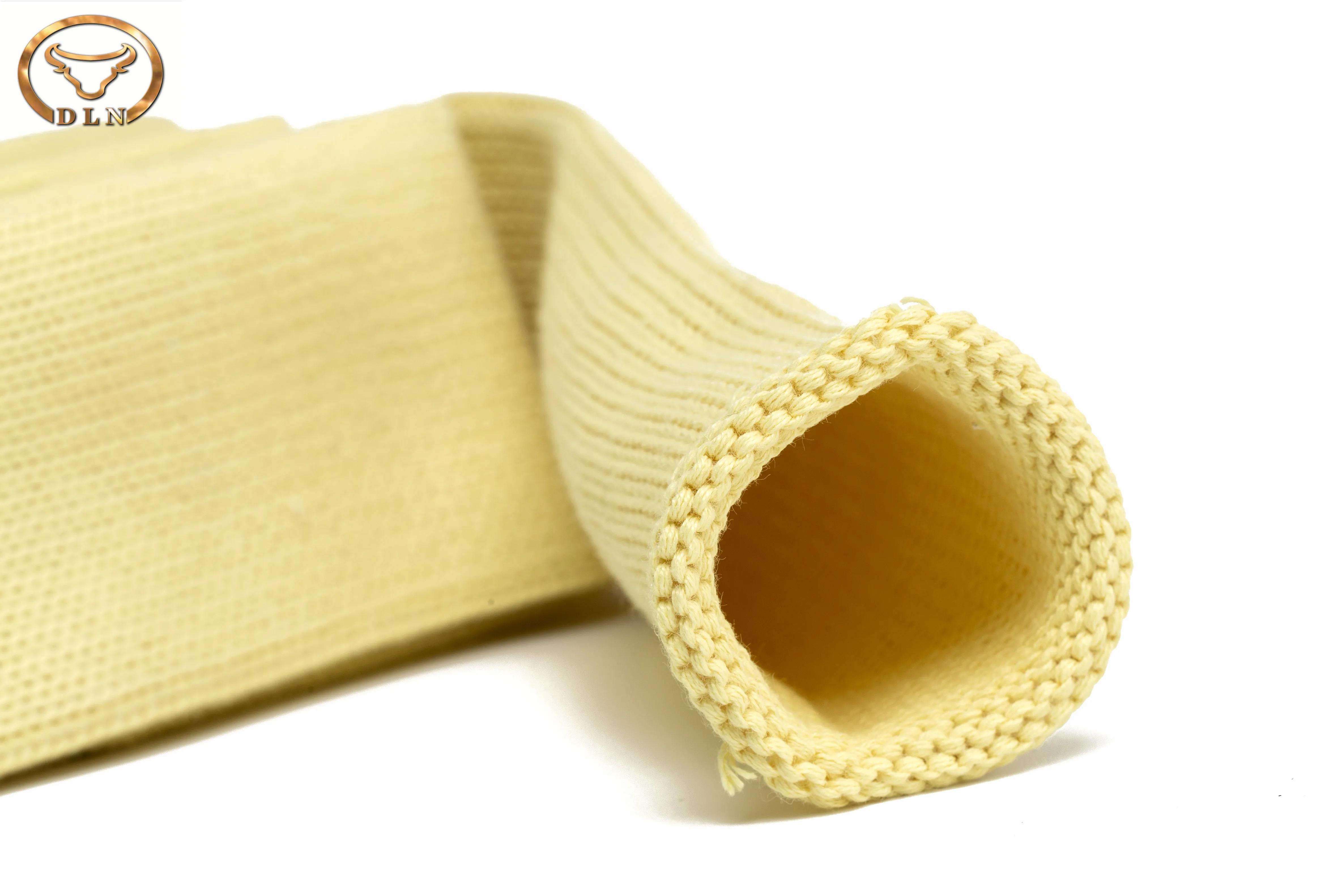 
Customized Anti-abrasion safe aramid knitting sleeve, aramid knitting tube with high temperature resistant 