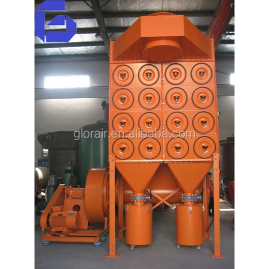 Glorair Self Clean Abrasive Blast Dust Collector, Industrial Dust Filtration System Air Pollution Control Equipment
