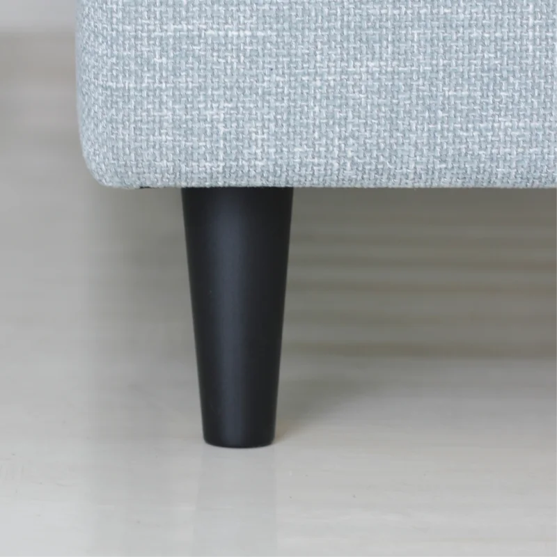 150mm Height Modern Design High Quality Furniture Leg Black Plastic Sofa Leg Extenders