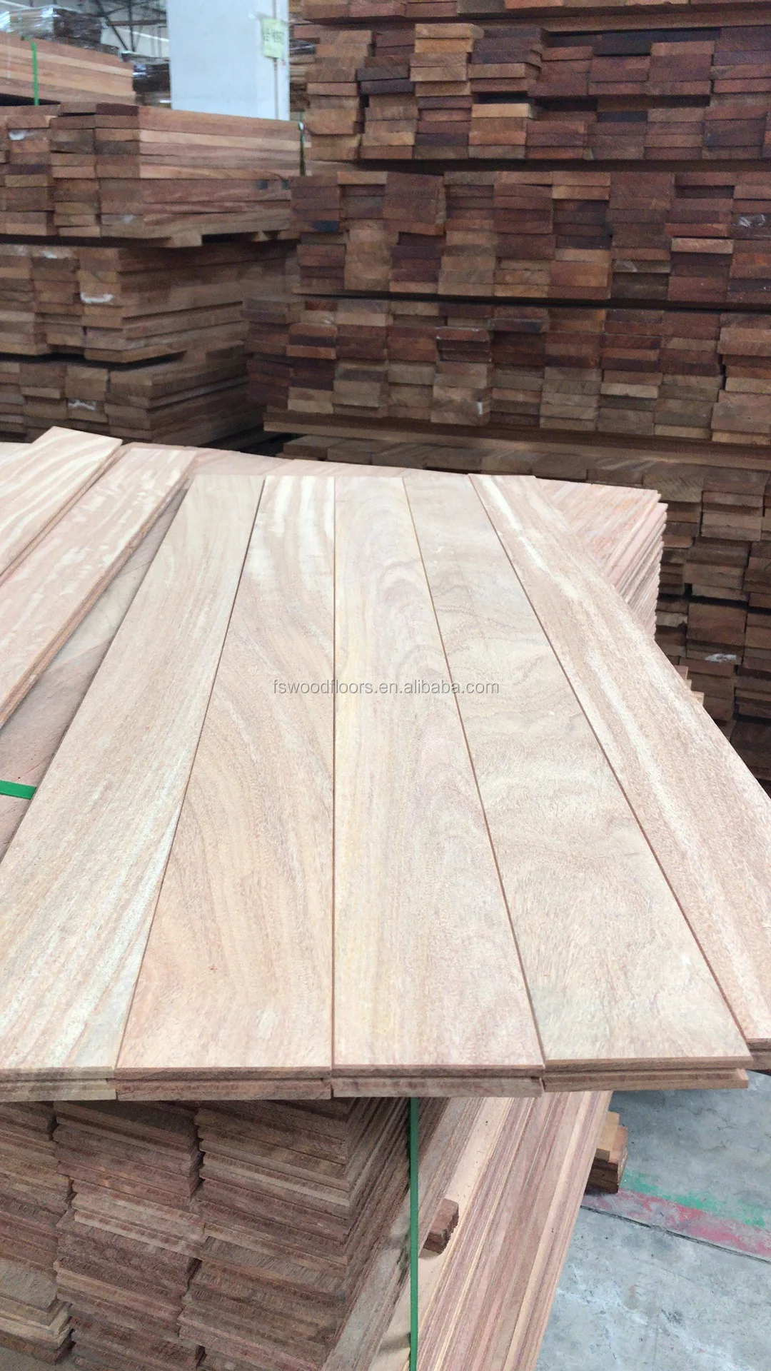 1800 mm length unfinished cumaru Brazilian teak solid hardwood flooring waterproof with high quality and good price