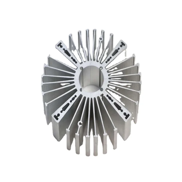 Aluminum heatsink extruded aluminum heatsink round aluminum heat sink