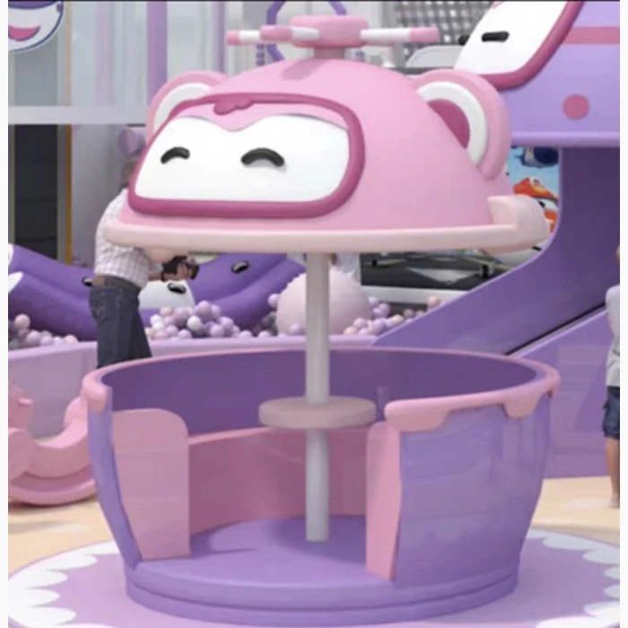 Kids indoor outdoor playground equipment soft play merry go round soft play set party hire