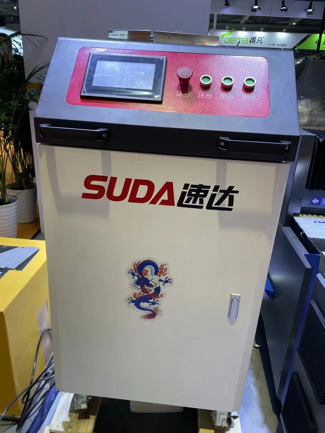  SUDA 2021 2kw портативный мини Ручной Волоконно-лазерный сварочный аппарат