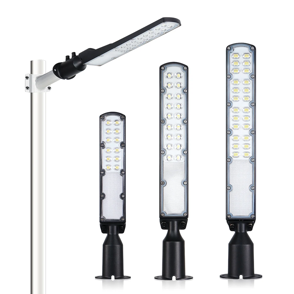 KCD 30000 Lumen Timer Switch Waterproof IP65 Modern Design Outdoor Street Lamp 30w 50w 100w 150w 200w 300w LED Street Light