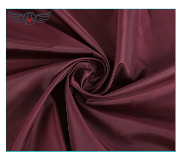 Best Selling Label Print Sliver Coated Fabrics With Flowers Polyester Taffeta Fabric