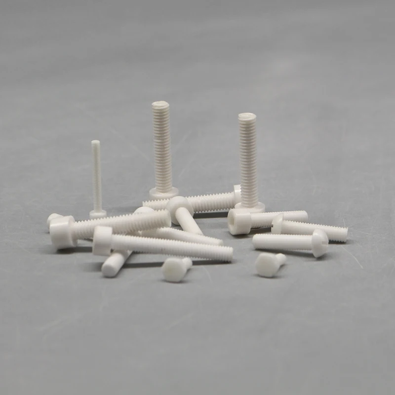 M8 Hexagon Ceramic Screw, Anti-Oxidation Screw, High Temperature Bolt