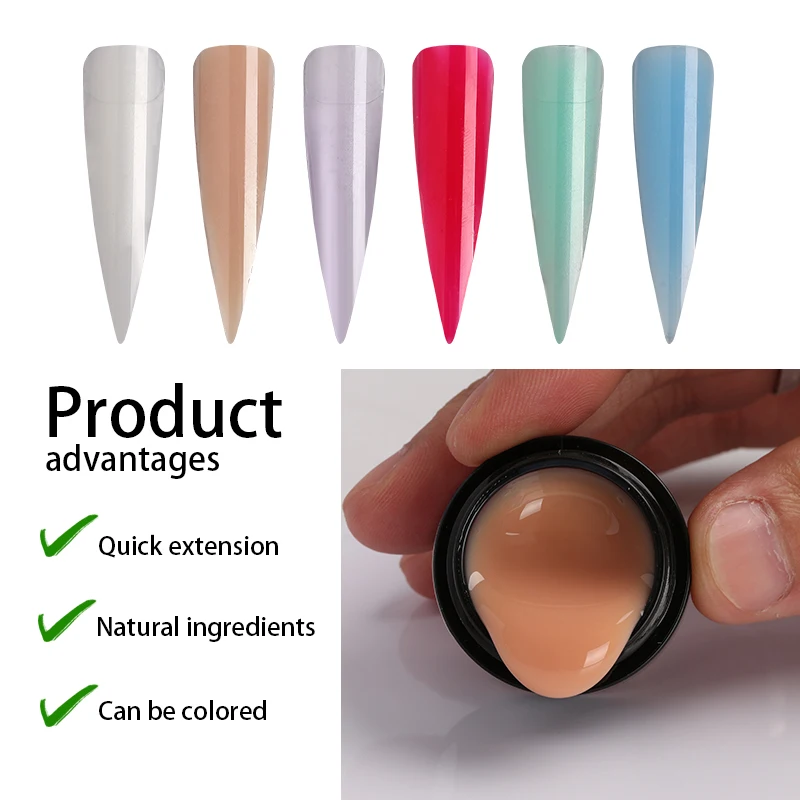 Wholesale UV Nails Polish Nails Builder Extension Free Samples Private Label hard strong poly gel