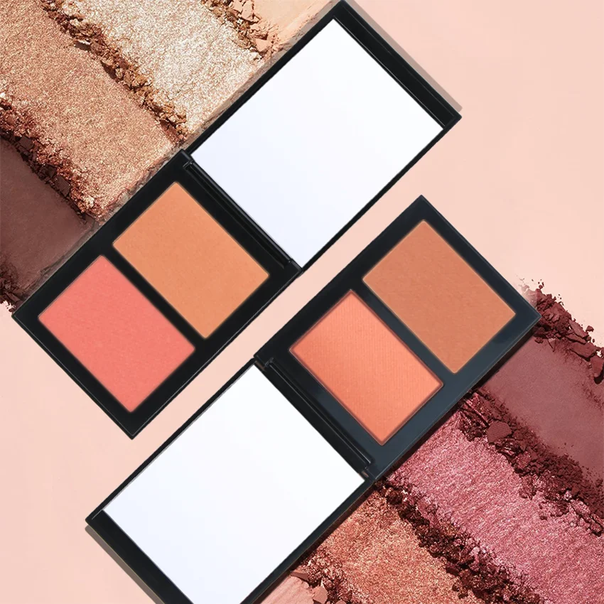 Makeup 2 Colors Long-Lasting Face Make up Contouring Bronzer Cosmetics Private Logo Contour Palette