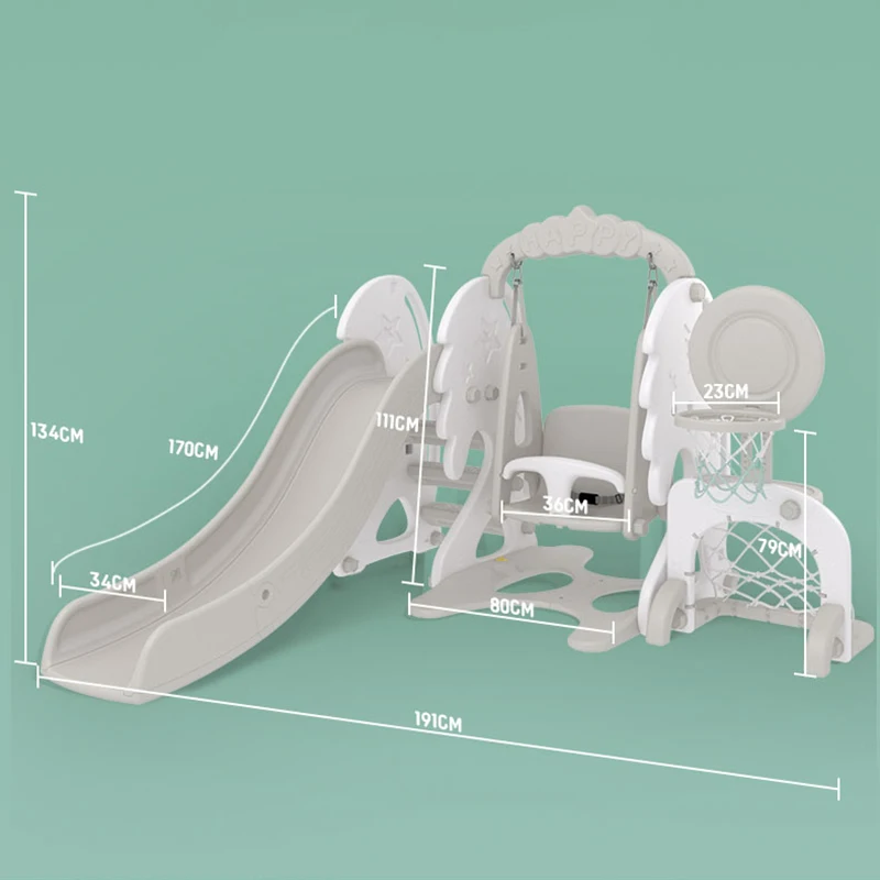 Inhebaby toy DX-HT01Kids Letter Swing Slide