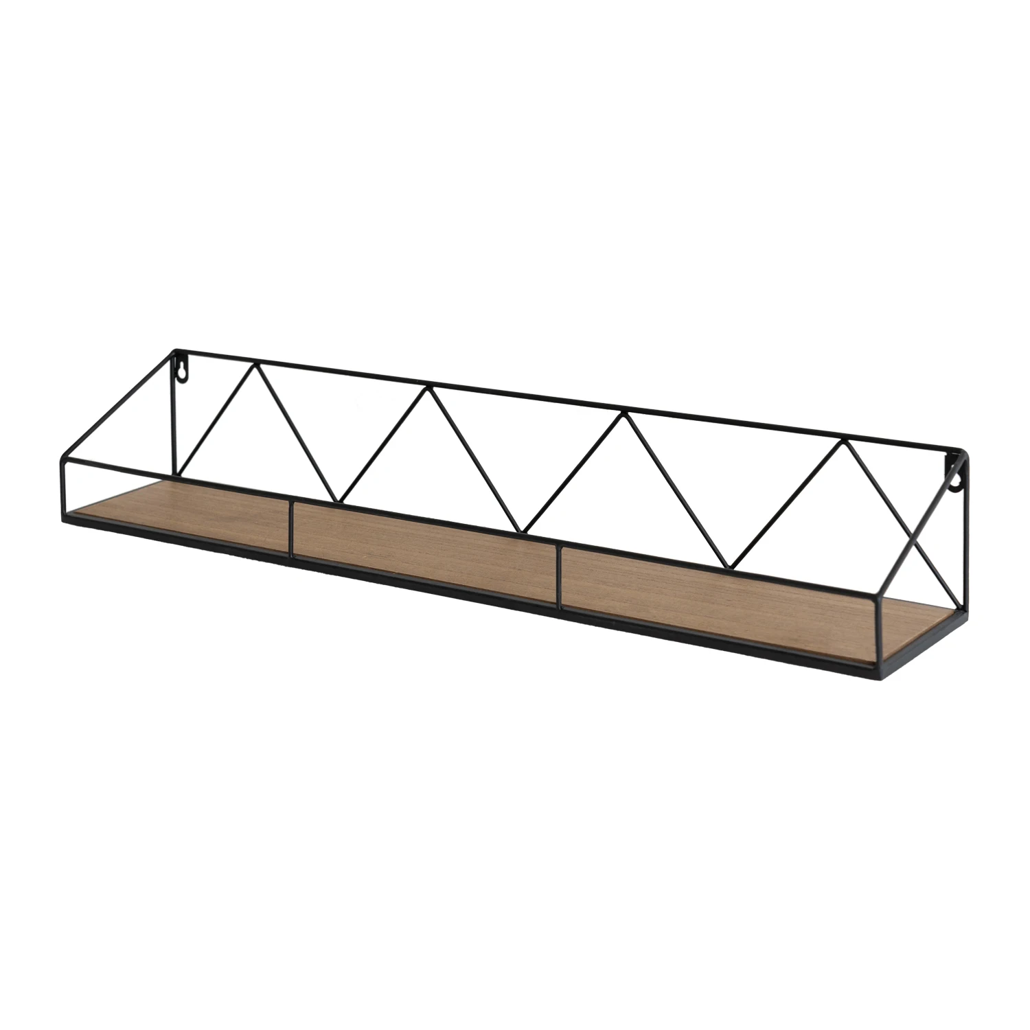 Floating Shelves Wall Mounted Black Rustic Design Wood Storage for Bedroom, Living Room, Bathroom, Kitchen, Office