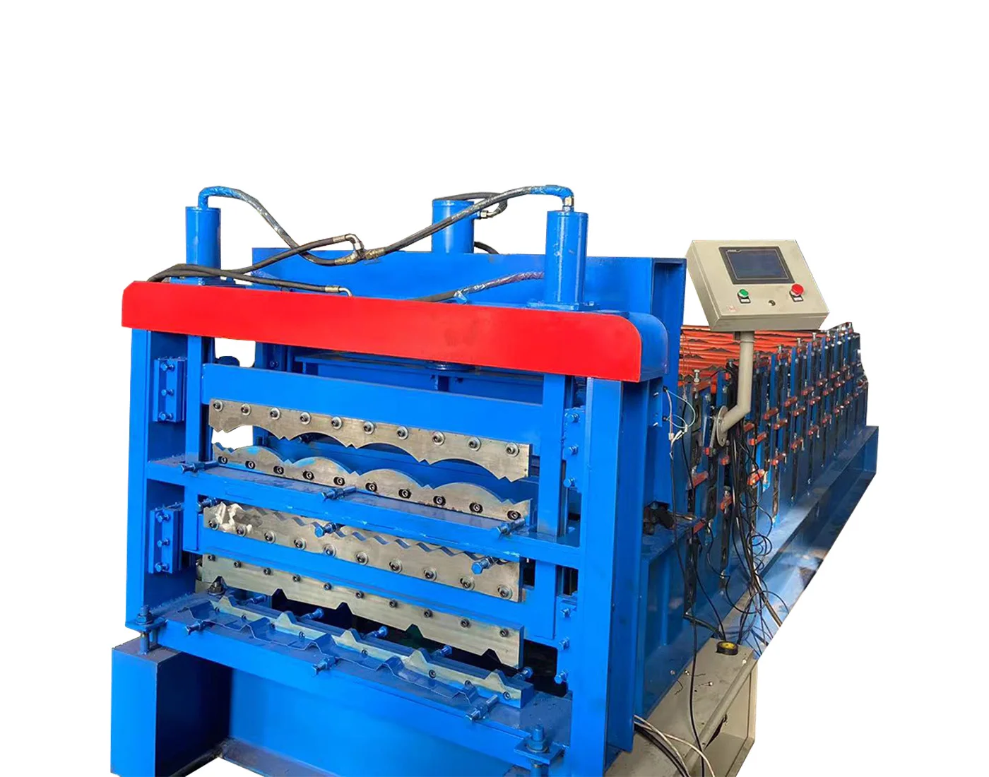 Color Steel Tile Automatic Three-Layer Tile Machine One Machine Three Uses