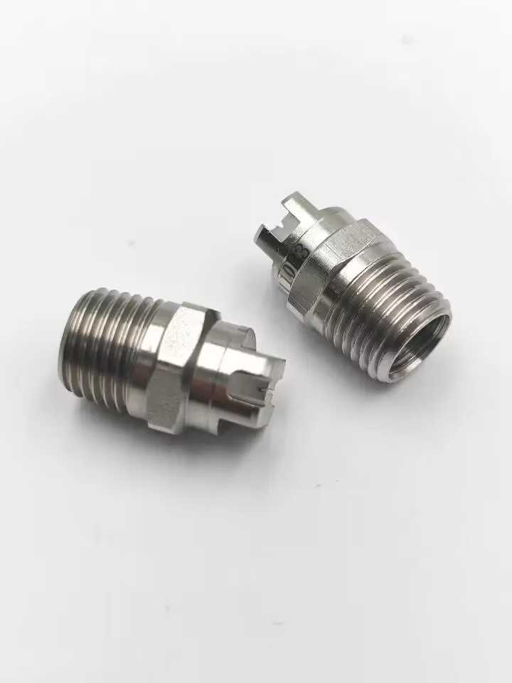 Hot Sale Vee Jet Flat Fan Water Spray Nozzles High Pressure Water Jet Nozzle Carton Box Stainless Steel Provided Argent ST 0.2