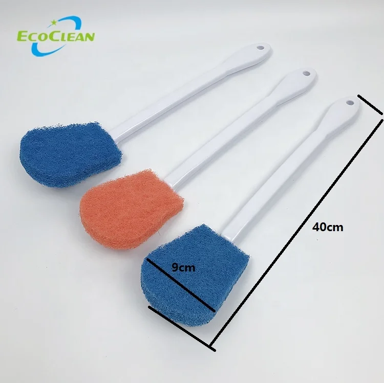 Factory manufacture  Household Cleaning Plastic Tub and Tile Scrubber Pad Cleaner Brush