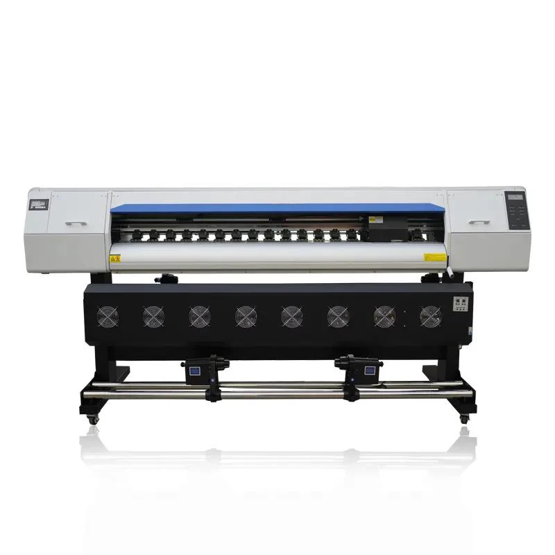 1.85m 13200 Indoor Outdoor Eoc Solvent Inkjet Roller Advertising Cmyk Digital Plotter Printer 180cm Printing Machine