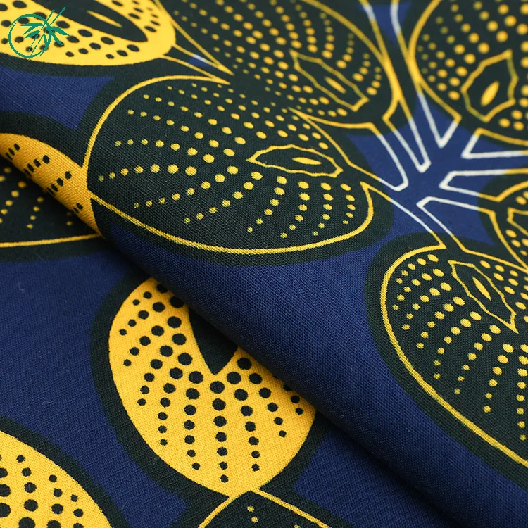 
Hot sale shrink resistant prints wax african 100% cotton african wax fabric 
