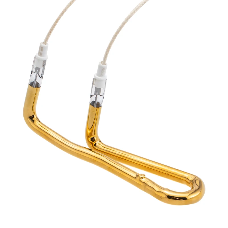 UVIR OEM Gold plated IR lamp 230V car paint curing infrared heating lamp