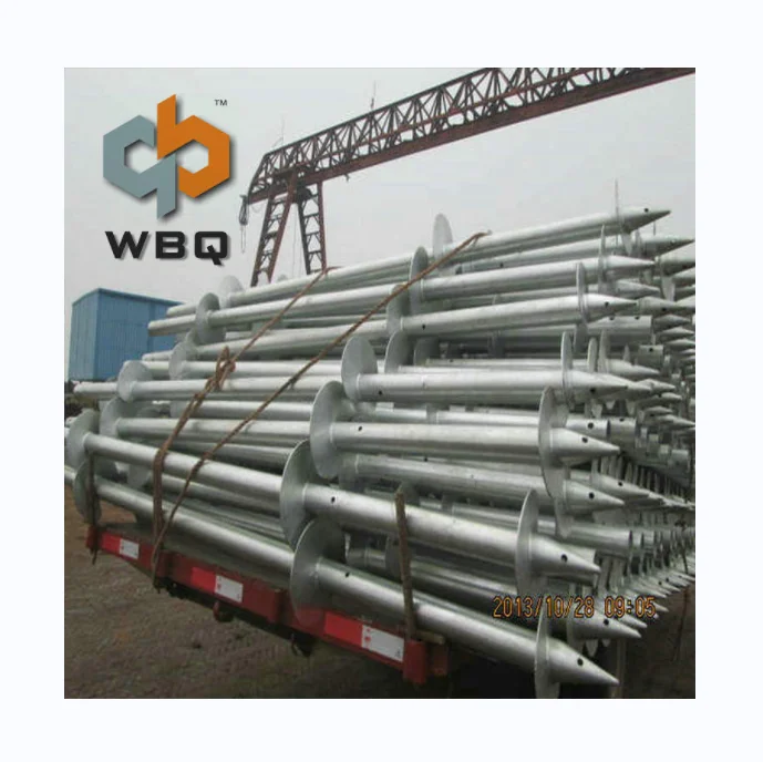 New Design Silver Helical Screw for the Construction of Soft Foundation