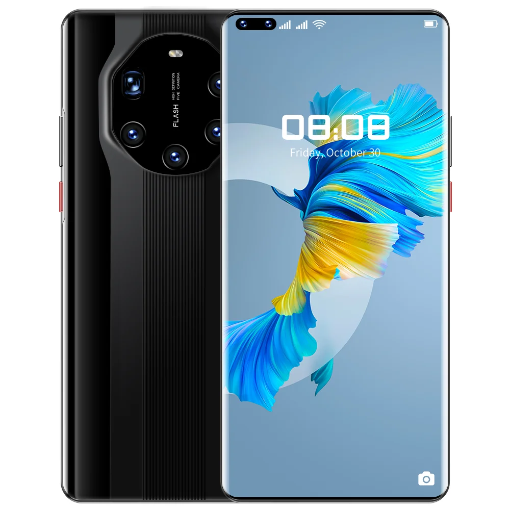 
Mate 40RS 7.2 Inch Screen 3G/4G/5G Network GPS Face ID Dual Sim Card Mobil e Phone Phone Mobiles Smart Phone 