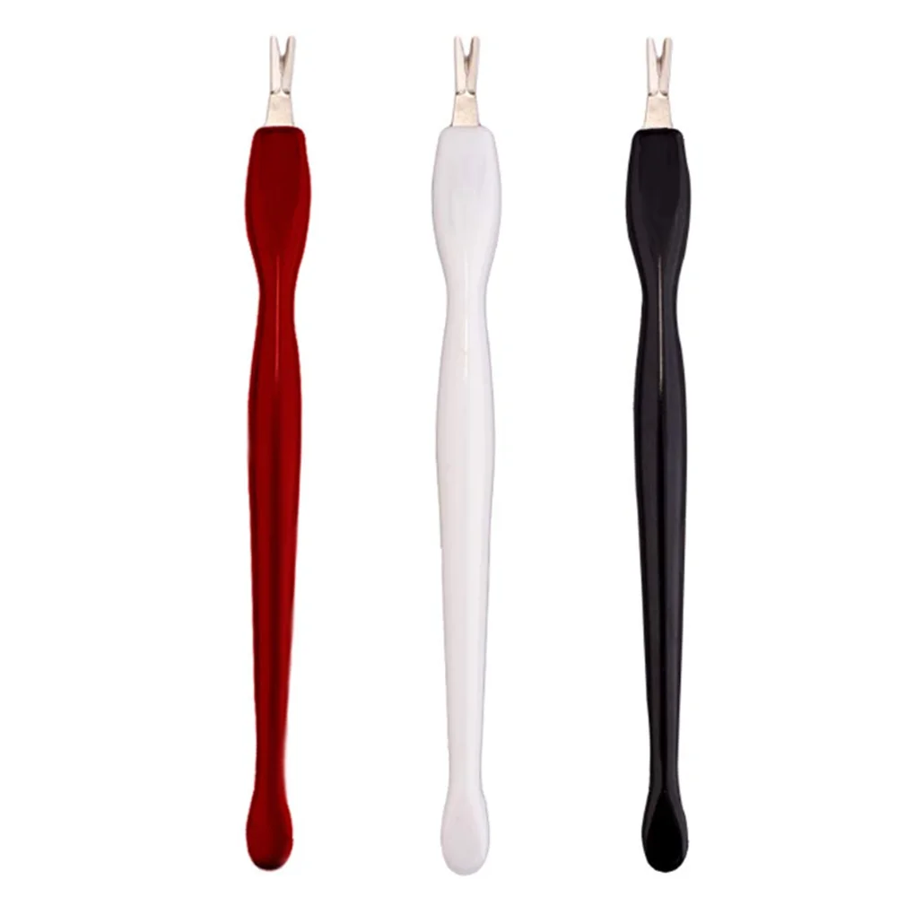 BIN Professional Cuticle Fork Trimmer Remover For Nail Art Pedicure Manicure Cuticle Pusher