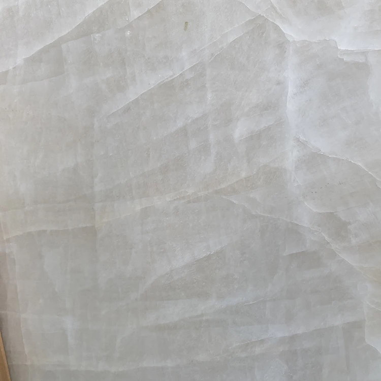 Polished Natural Crystal White Onyx Marble Slabs