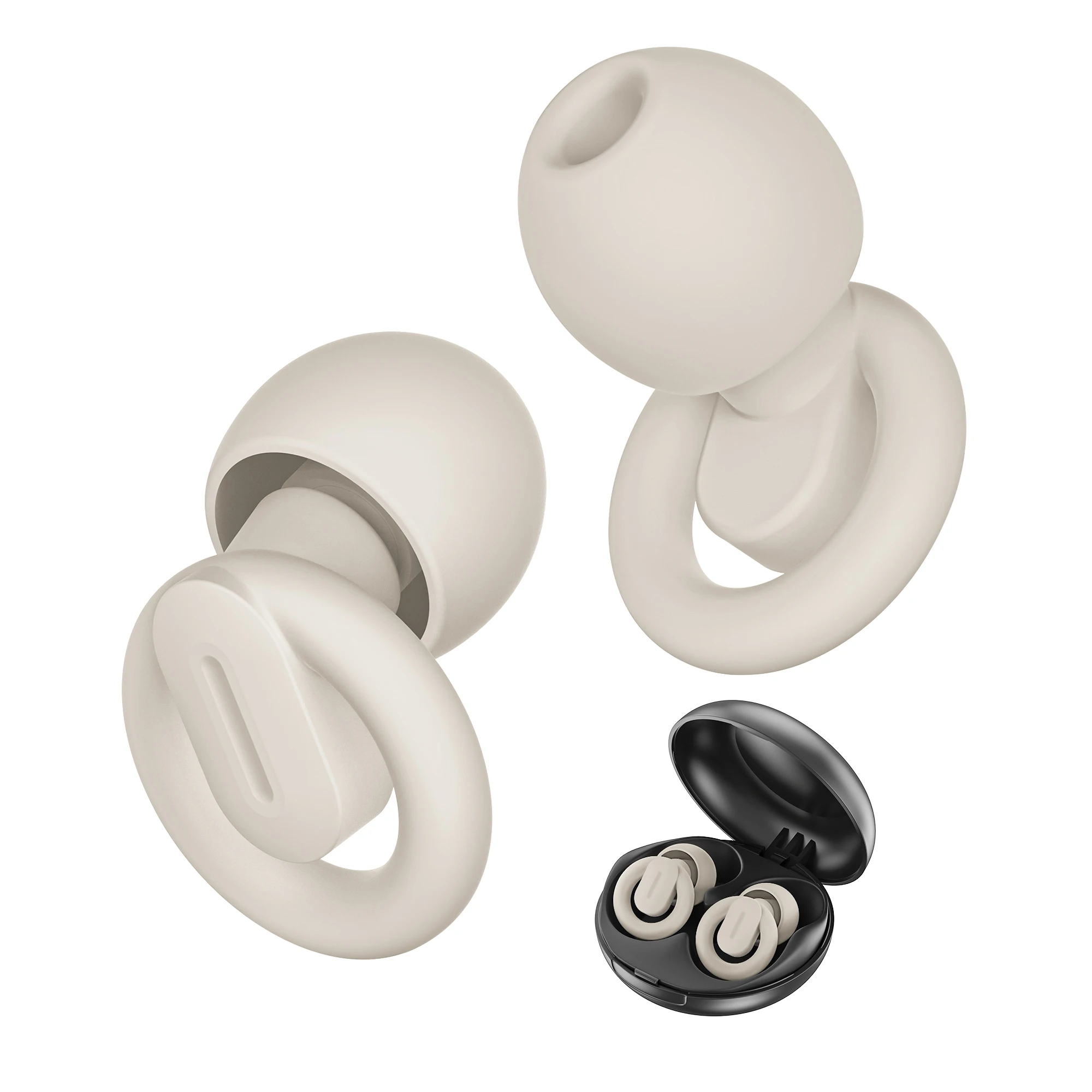 4 size Reusable Ear Plugs Silicone Swimming Noise Reduction Tapones Auditivos Ear Plugs for sleep ear protection