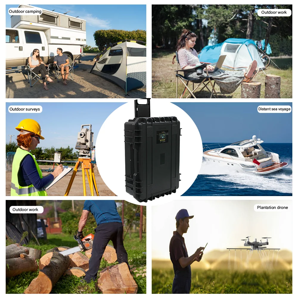 5.5kw 220v AC Output backup emergency portable power station 5kw solar power bank with Mppt solar generators