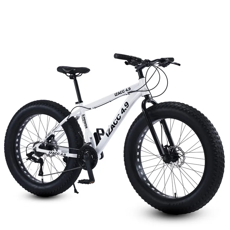 2024 Factory Wholesale High Quality Alloy Frame 26x4.0 Fat Tire Wheel Cycle Snow Mountain Bike Fat Tyre Bicycle for Men