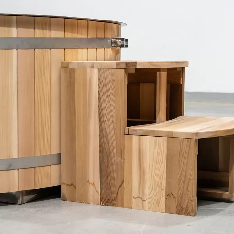 Modern design outdoor 2 person capacity ice bath tub hot sale stainless steel cold plunge with chiller